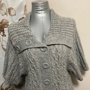 A. Giannetti short sleeve button down cardigan